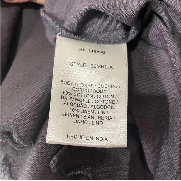 Anthropologie Maria Stanley CascadaRuffled Neckline Cropped Jumpsuit Size … - Picture 4 of 6